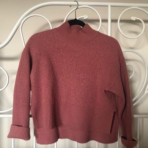 Pink Smock Neck Sweater from H&M